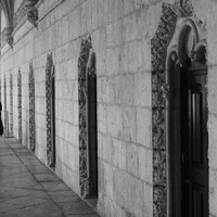 Confessionals, attached to the church